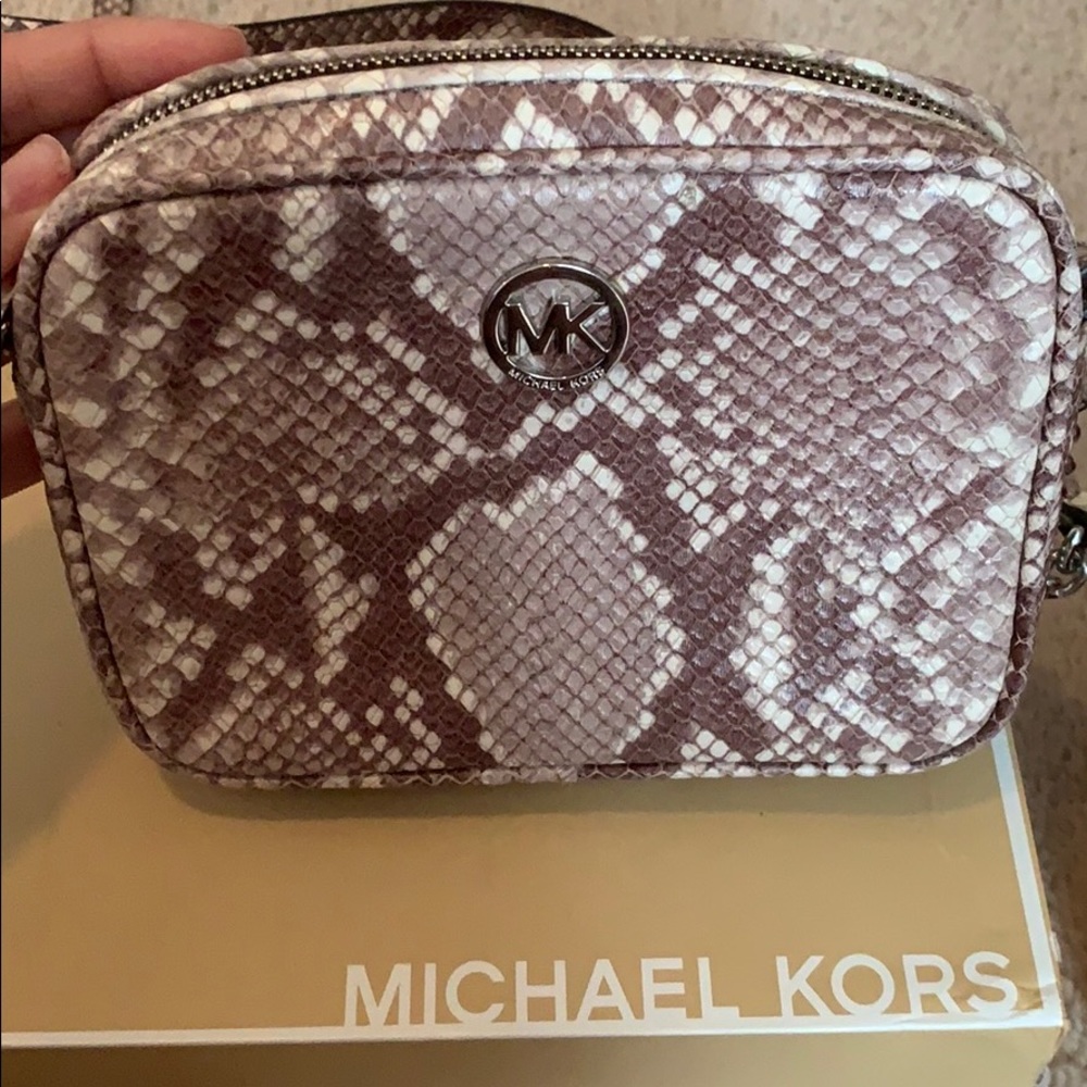 Michael Kors Python Chain Crossbody